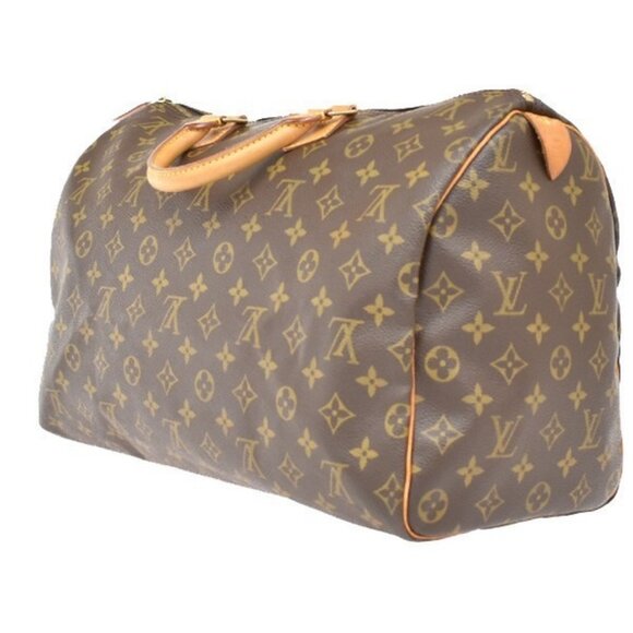 LOUIS VUITTON Speedy 40 Travel Hand Bag Monogram Leather Brown M41522 93EF762 - Picture 3 of 15